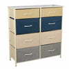 HOT Chest Of Drawers Bedroom Furnitures Bedside Cabinet Fabric Storage Wardrobe
