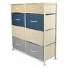 HOT Chest Of Drawers Bedroom Furnitures Bedside Cabinet Fabric Storage Wardrobe