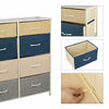 HOT Chest Of Drawers Bedroom Furnitures Bedside Cabinet Fabric Storage Wardrobe