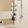 Non-Rust Bathroom Telescopic Corner Shelf Storage 4 Tier Shower Caddy Organiser