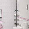 Non-Rust Bathroom Telescopic Corner Shelf Storage 4 Tier Shower Caddy Organiser