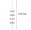 Non-Rust Bathroom Telescopic Corner Shelf Storage 4 Tier Shower Caddy Organiser