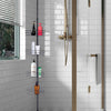 Non-Rust Bathroom Telescopic Corner Shelf Storage 4 Tier Shower Caddy Organiser