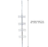 Non-Rust Bathroom Telescopic Corner Shelf Storage 4 Tier Shower Caddy Organiser