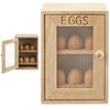 2 Tier Wooden Chicken EGG House Cupboard Cabinet Holder Storage EGG Rack 12 Eggs