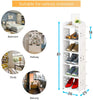 4/5/6/7/8 Tiers Shoe Rack Storage Shelf Display Stand Organiser Unit Cabinet