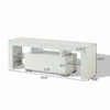Modern TV Unit Stand Cabinet 130CM High Gloss Doors Drawer with LED Lights Lamp