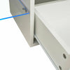 Modern TV Unit Stand Cabinet 130CM High Gloss Doors Drawer with LED Lights Lamp