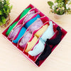 4pcs Underwear Bra Socks Ties Drawer Storage Organizer Box Closet Tidy Divider