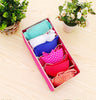 4pcs Underwear Bra Socks Ties Drawer Storage Organizer Box Closet Tidy Divider