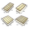 4pcs Underwear Bra Socks Ties Drawer Storage Organizer Box Closet Tidy Divider
