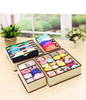 4pcs Underwear Bra Socks Ties Drawer Storage Organizer Box Closet Tidy Divider