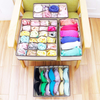 4pcs Underwear Bra Socks Ties Drawer Storage Organizer Box Closet Tidy Divider