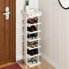 5/6/7/8 Tier Wooden Shoe Rack Storage Shelf Display Stand Organiser Unit Cabinet