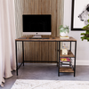 Industrial Computer Desk PC Laptop Table 2 Shelf Home Office Study Workstation