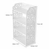 Cabinet White 3/4/5 Tiers Shoe Rack Storage Shelf Display Stand Organiser Unit