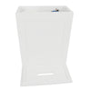 Grey/White Wooden Bathroom Storage Box Toilet Product Storage Tidy Box Unit New