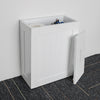 Grey/White Wooden Bathroom Storage Box Toilet Product Storage Tidy Box Unit New