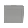 Grey/White Wooden Bathroom Storage Box Toilet Product Storage Tidy Box Unit New