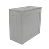Grey/White Wooden Bathroom Storage Box Toilet Product Storage Tidy Box Unit New
