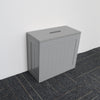 Grey/White Wooden Bathroom Storage Box Toilet Product Storage Tidy Box Unit New