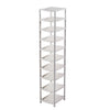 10 Tier Shoe Cabinet Storage Shelf Organiser Rack Stand Unit Shelving Holder