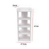 Wooden White Shoe Storage Rack Cabinet Holder Stand Organiser Unit 5/6/7/8 Tiers