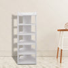 Wooden White Shoe Storage Rack Cabinet Holder Stand Organiser Unit 5/6/7/8 Tiers