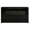 2/3 Doors Sideboard Kitchen Buffet High Gloss Matt Body LED Storage Cabinet UK