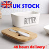 Porcelain Vintage Butter Dish W / Knife French Butter Dish Insulated Storage Box