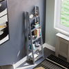 Ladder Shelving Unit Shelf Bookcase 4 5 Tier Display Storage Plant Stand Rack