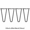 Hairpin Table Legs Set of 4 with 10mm Steel 2&3 Prong Furniture Table Desk Bench