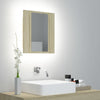 Modern LED Illuminated Bathroom Mirror Cabinet Wall Mounted with Sheft Storage