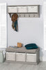 Wooden Coat Rack Wall Mount Storage Hanging Shelf TETBURY Hallway Furniture