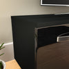 Modern TV Unit Cabinet Stand Sideboard LED Matt Body and High Gloss Doors 160cm