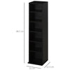 2 PCs 204 CDs Shelves Media Tower Rack Cube Bookcase Unit Storage Organizer Home