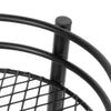 Metal Shower Caddy Corner Shelf Bathroom Rack Mesh 3 Baskets Storage Unit Stand