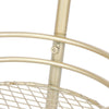 Metal Shower Caddy Corner Shelf Bathroom Rack Mesh 3 Baskets Storage Unit Stand