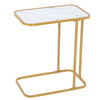 Marble Texture Coffee Tea Side End Table Laptop Holder C shape Sofa Bed Tray