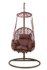Outdoor Egg Chair Swing SET- Rattan Cocoon Swing Garden Seat COMPLETE