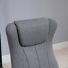 Recliner and Ottoman with 135° Adjustable Backrest Footstool for Home Office