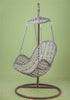 Outdoor Egg Chair Swing SET- Rattan Cocoon Swing Garden Seat COMPLETE