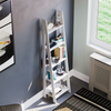 Ladder Shelving Unit Shelf Bookcase 4 5 Tier Display Storage Plant Stand Rack