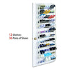 24/36 Pairs Over the Door Shoe Organizer Rack Hanging Storage Space Saver Hanger