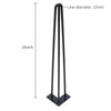 4x Hairpin Legs Metal Hair Pin Feet For DIY Table Chair Cabinet Stool Furniture