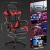 Gaming Chair For Adults Kids Racing Computer Office Swivel Adjustable Foot Rest