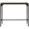 Dining table, bar table metal frame, rectangular industrial design