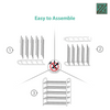 3/5 Tier Shoe Stand Storage Organiser Rack Lightweight Compact Space Save Shelf