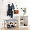 3Tier Shoe Rack Seating Bench Hallway Storage Organiser Holder Stand Bamboo