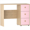 Computer Desk 3 Drawer Dressing PC Table Study Homework Writing Station Kids